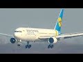 5 BIG PLANE LANDINGS and DEPARTURES - BOEING 767, B757, Airbus A380 ... (4K)