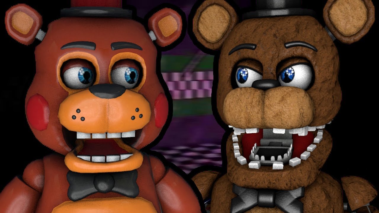 etti on X: withered freddy's eyes are pushed forward in the fnaf 2 trailer   / X