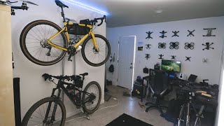 60$ Indoor Delta Bike Rack from Amazon