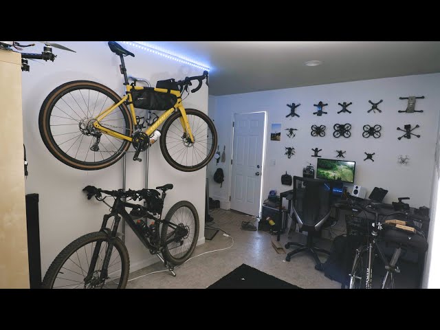 60$ Indoor Delta Bike Rack from Amazon - YouTube