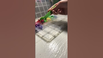 Asmr bead sorting #asmr #beads #sorting