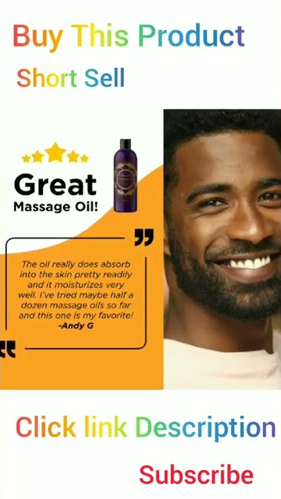 Aromatherapy Sensual Massage Oil for Couples - Aromatic Massage Oil|Full Body Massage Oil #shorts