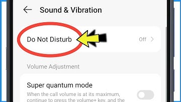 Tecno Spark 10c Do Not Disturb Settings | Tecno Do Not Disturb