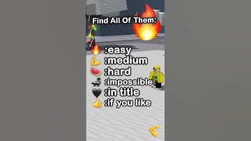 FIND EVERY EMOJI..🤫 🤔 🖤 #roblox #shorts