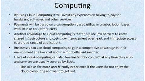 Cloud Computing Presentation Video