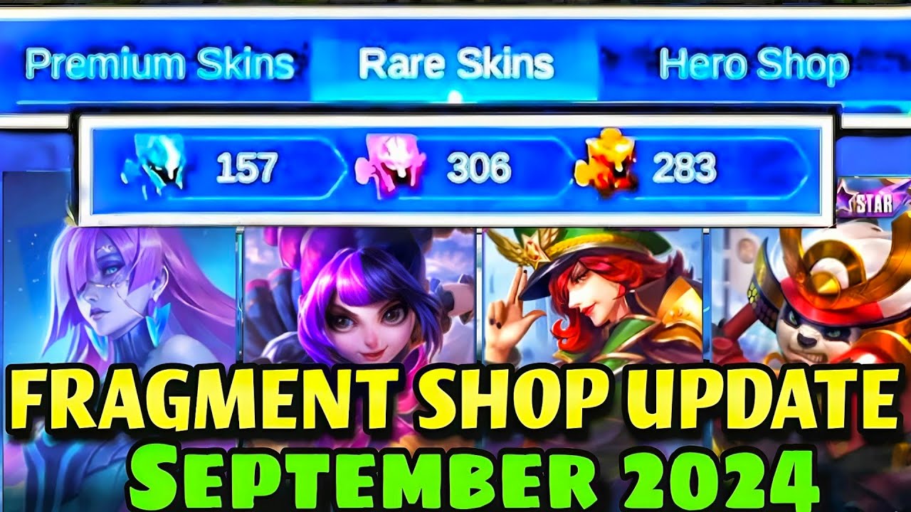 FRAGMENT SHOP SEPTEMBER 2024 UPDATE!🌸 - WHICH SKINS & WHICH HEROES?🤔 ...