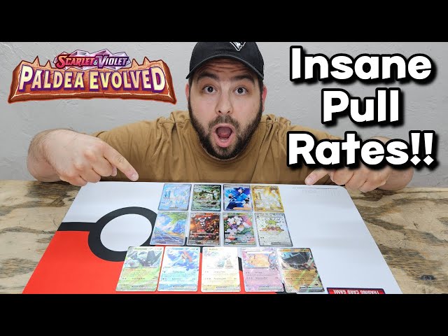 Paldea Evolved Booster Box Insane Pull Rates! - YouTube