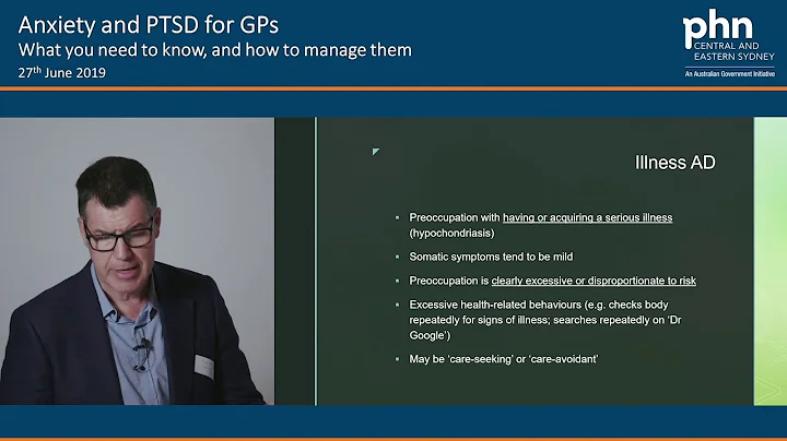 Anxiety Disorders and PTSD in Primary Care Dr Adri...