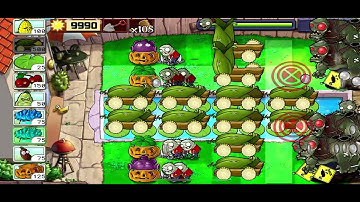 Plants vs. Zombies Puzzle - Last Stand Endless (Part 3: 12 cobs) - Flags 81 to 90