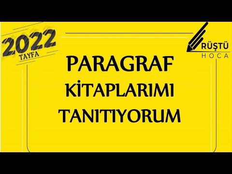 Paragraf Kitaplarımı Tanıtıyorum | RÜŞTÜ HOCA