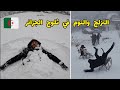 تجربة التزلج والنوم في ثلوج الجزائر لأول مرة جبال الشريعة