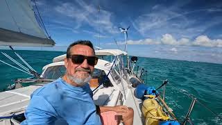 Sailing Solo, Sea of  Abaco, Bahamas