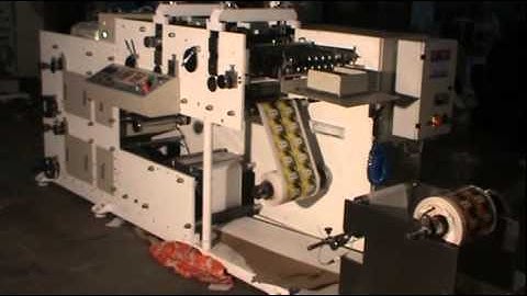 two colour flexo printing machine