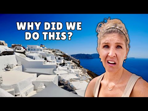 We Walked Across Santorini Greece | Europe Travel Vlog