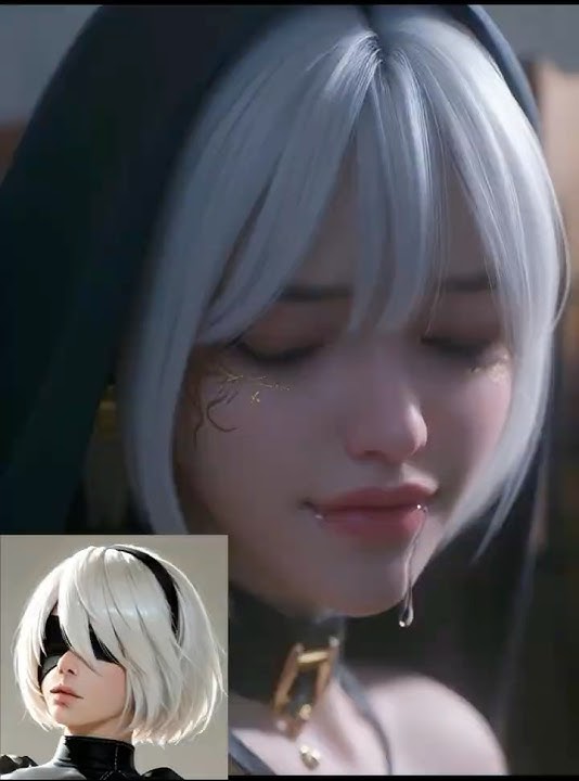 2B Can’t Handle Your Simping! Live-Action Version of YoRHa No.2 Type B (2B) from Nier: Automata #2b