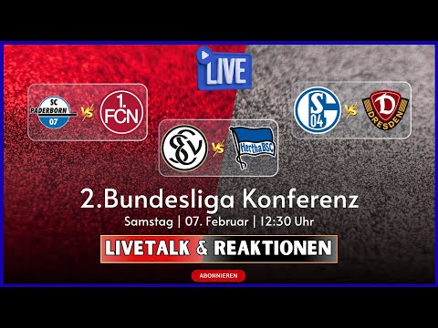🔵21. Spieltag | 2 Bundesliga | Samstag Konferenz