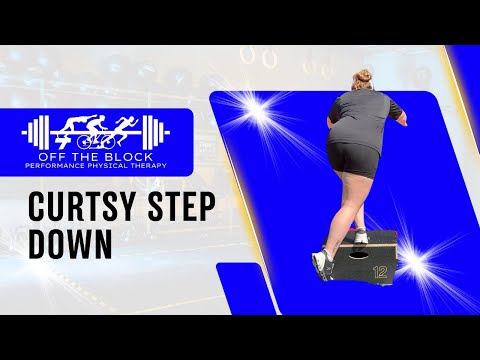 Curtsy Step Down for Hip & Knee Stability | Clemson SC Performance PT