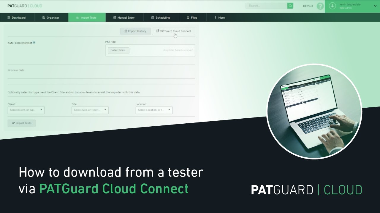 Patguard How to download results using PATGuard Cloud Connect - YouTube