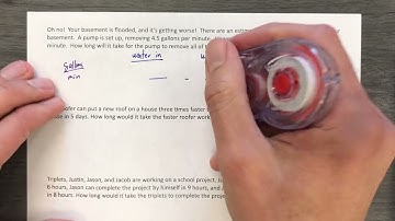 Rational Equations Word Problems, Part 5