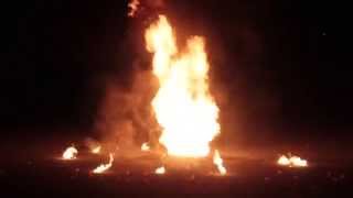 Setting ping pong balls on fire