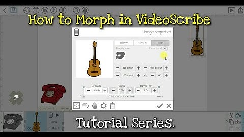 How to Morph In VideoScribe I Whiteboard Animation I Beginner Tutorial