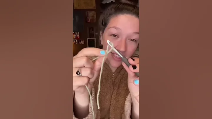 How to crochet in under 60 seconds! #crochet #temperatureblanket