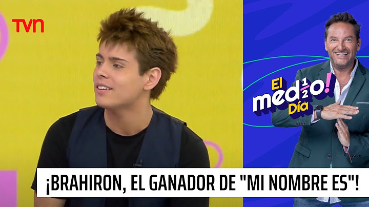 Nos visitó el flamante ganador de "Mi Nombre Es" | El medio día