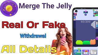 Merge The Jelly App ko kaise Use Kare ! Merge The Jelly Real Or Fake screenshot 3