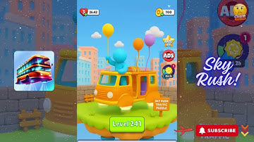 Sky Rush: Traffic Puzzle - Level 241 - Gameplay walkthrough