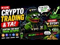 🚨 TITLE LIVE Crypto Trading & TA! 📈 Hunting Trade Setups + Exclusive ByDFi Deposit Bonuses!