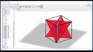 3D Cube in Geogebra