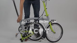 Folding a Brompton