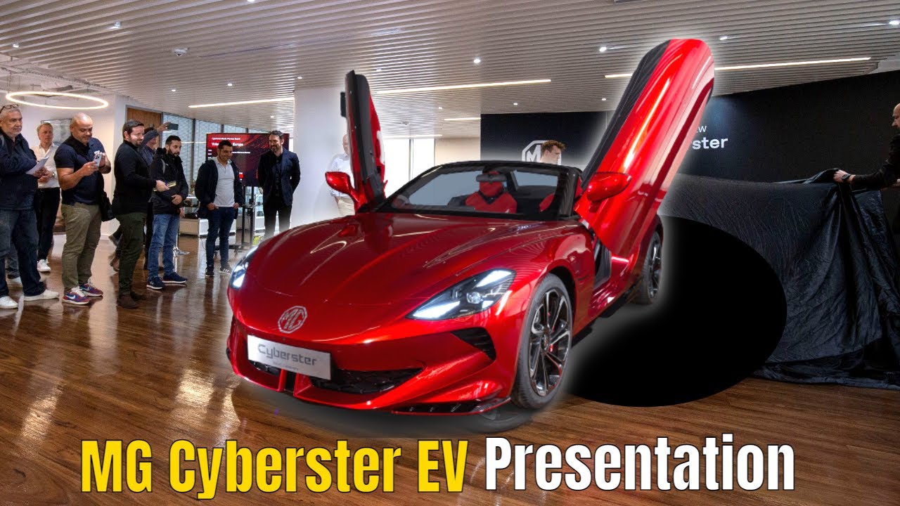 VIDEO: MG debuts new Cyberster concept sports car