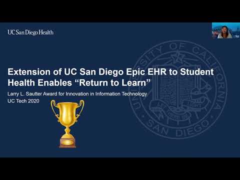 UC San Diego Health Sautter Award 2020