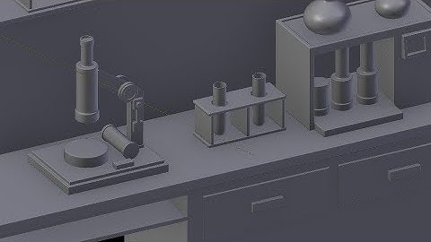 Blender: Modeling a Medical Laboratory (Part 4)