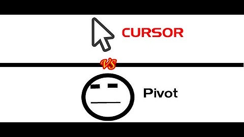 Cursor VS Pivot - Magic Weapon R0