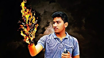 Fire hand effect - Awesome PicsArt Editing 2019