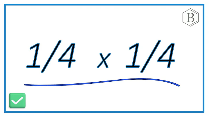 How to Multiply 1/4 x 1/4 (1/4 times 1/4)