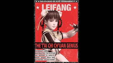 DOA6 Deluxe Demo Command Training (Lei Fang)