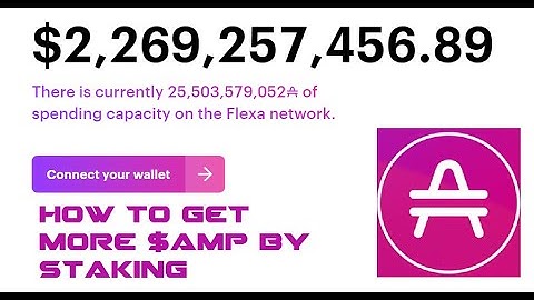 Start Staking $AMP on Flexa Capacity NOW! Dont wait!