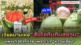 เวียดนาม แห่ซื้อ “ส้มโอทับทิมสยาม” รับเทศกาลตรุษญวน | คอมเมนต์เวียดนาม