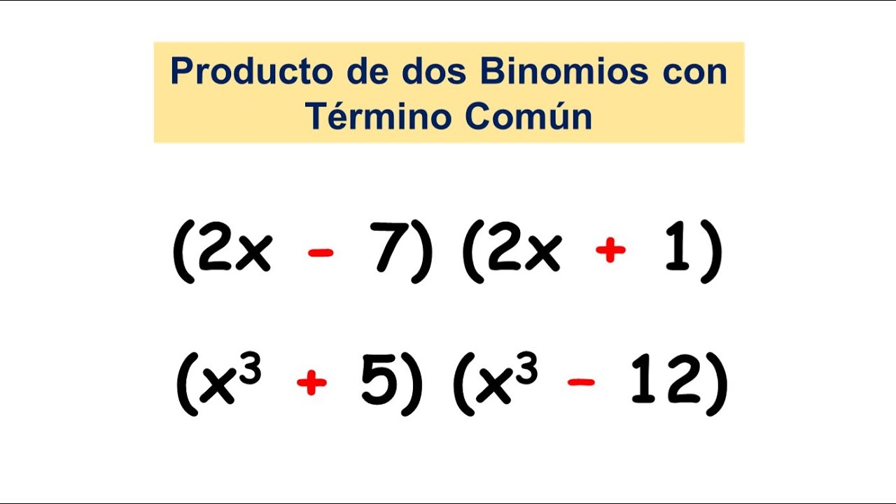 Binomios Con Termino Comun Ejercicios Resueltos Godas Hot Sex Picture