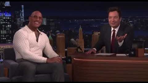 Dwayne Johnson Gained 3Olbs of Muscle for Smashing Machine Role, Pillow Fights Jimmy with Mark Kerr.