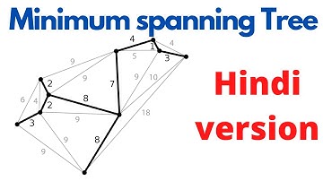 minimum spanning tree | MST | Hindi
