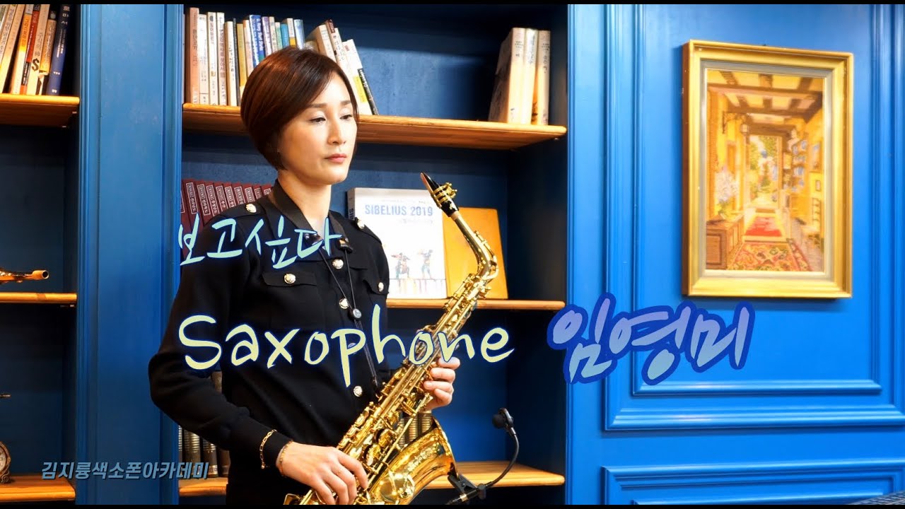 보고싶다(김범수) 색소폰 임영미(김지륭saxophone Academy) YouTube