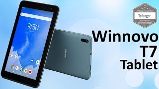 Winnovo T7 Tablet - Android 9.0 -  2GB Ram 16GB Rom - Tablette tactile 7 pouces - Unboxing