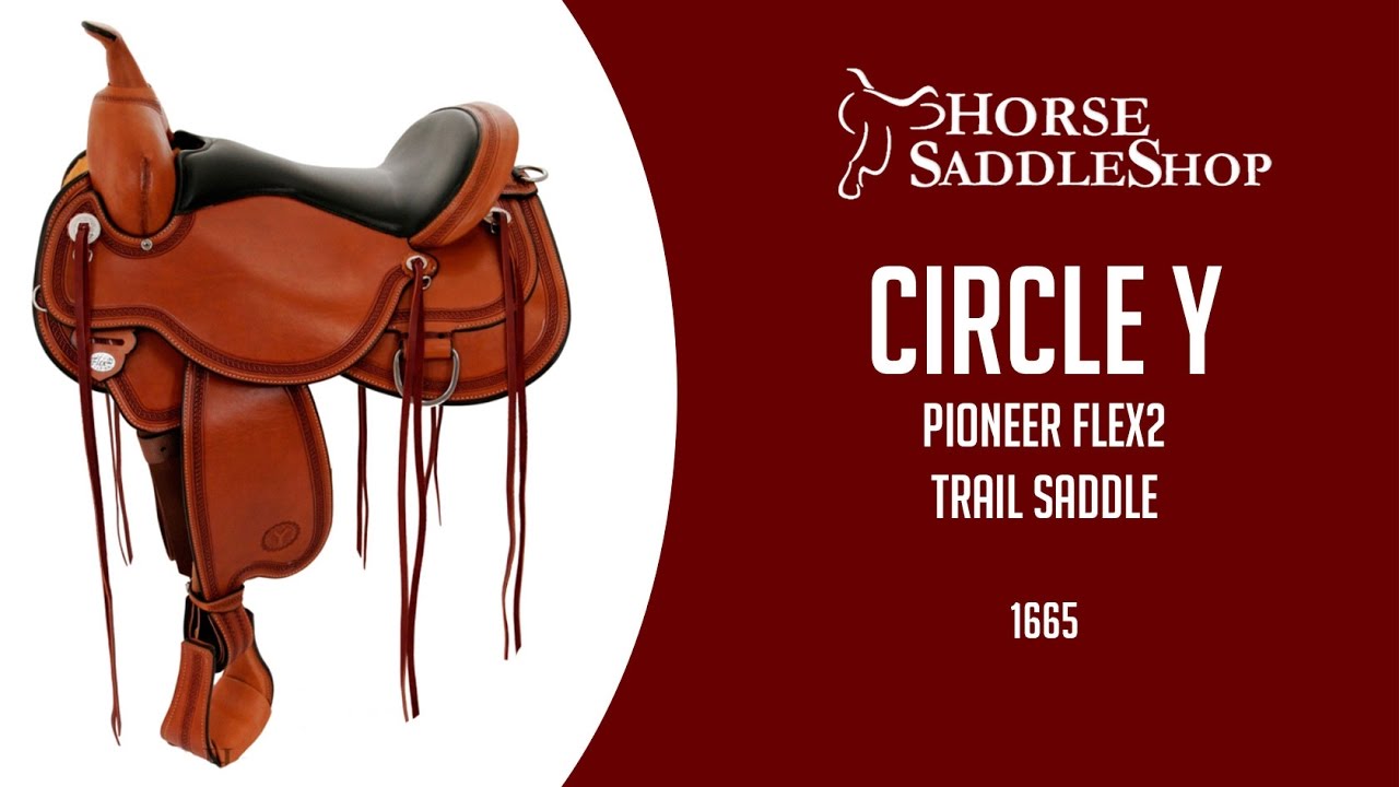 Circle Y Pioneer Flex2 Trail Saddle 1665 - YouTube