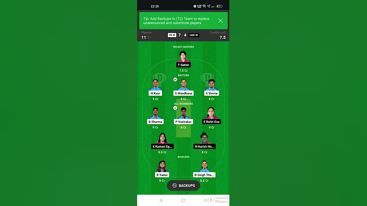 IND W vs UAE W