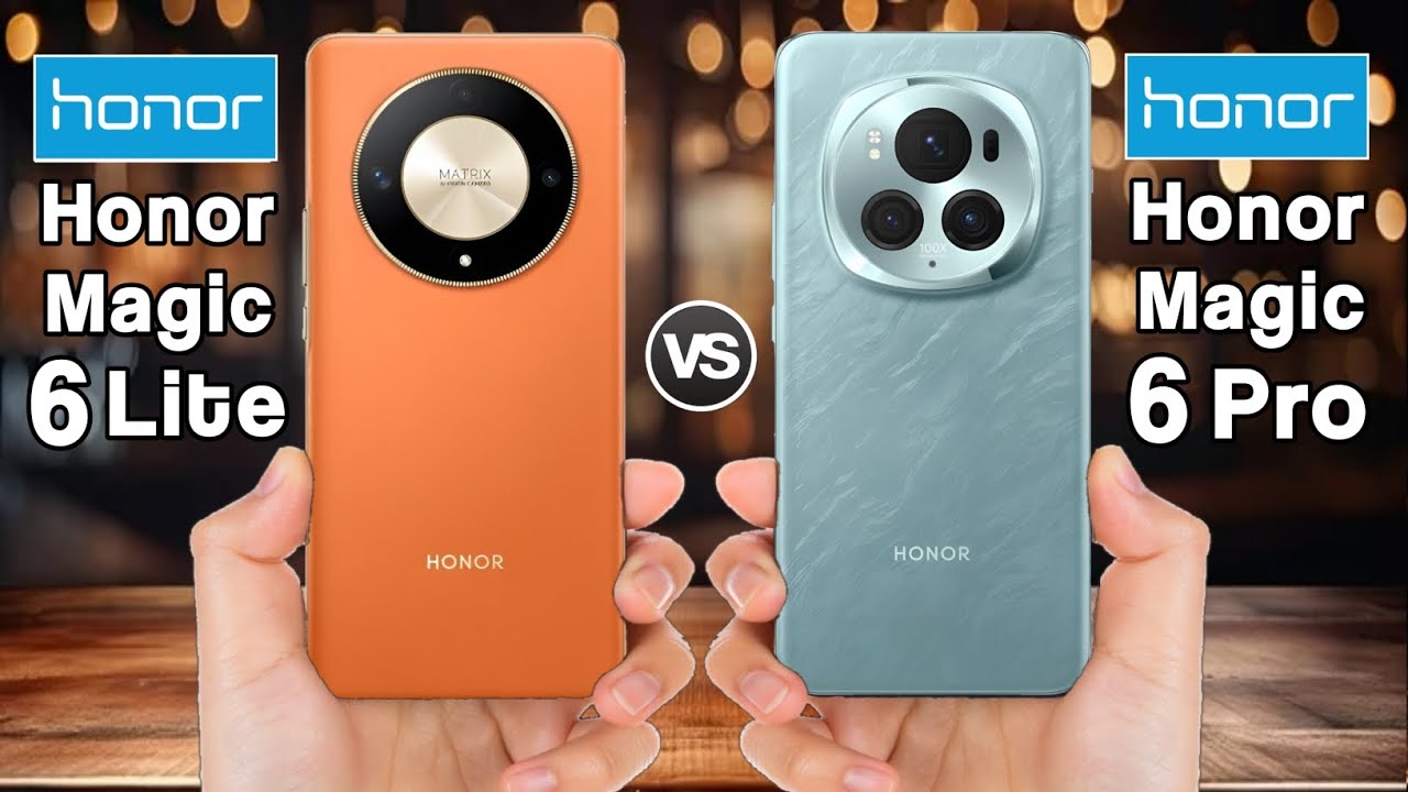 Honor Magic 6 Lite Vs Honor Magic 6 Pro 