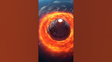 "Fiery Space Capsule Re-Entry at Hypersonic Speed! 🚀🔥 #Shorts"